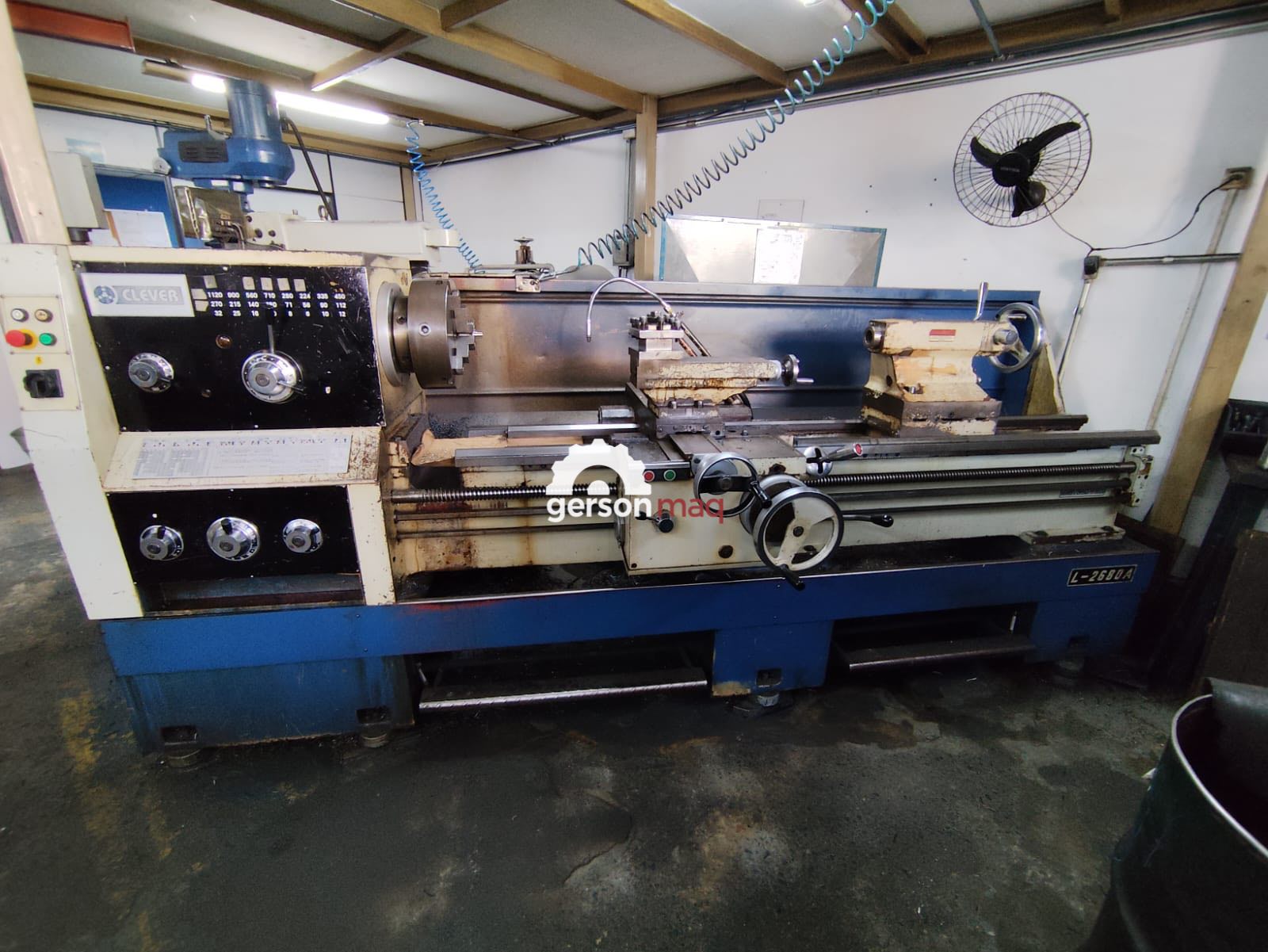 TORNO MECANICO CLEVER L2680A - ANO 2010